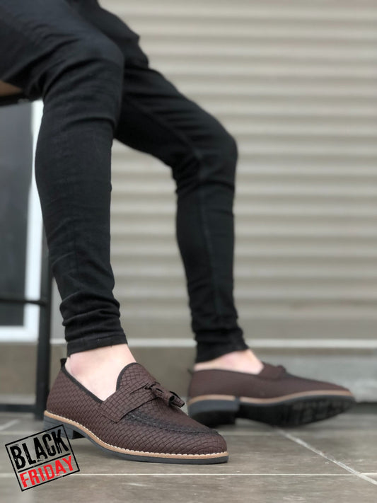 Mocasini barbati maro 12217