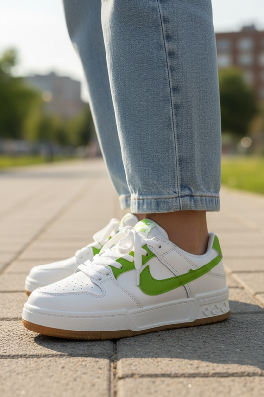 Adidasi dama casual albi N22