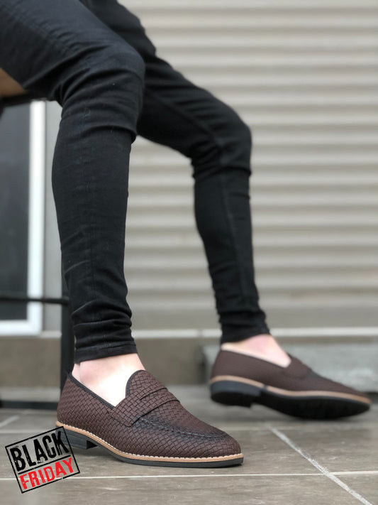 Mocasini barbati maro 12222