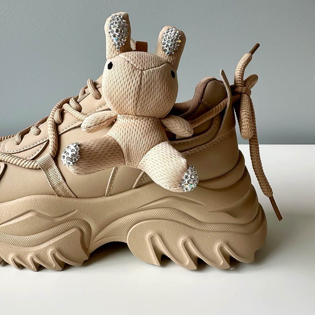 Adidasi dama casual camel WW227 T5-3