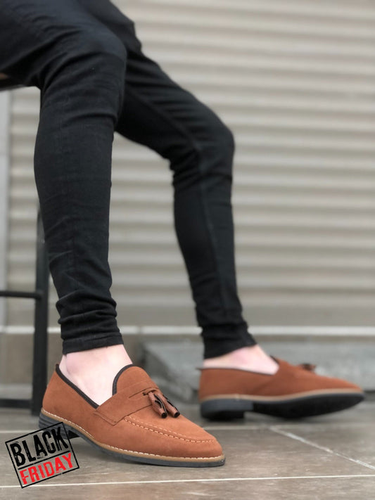 Mocasini barbati maro 12314