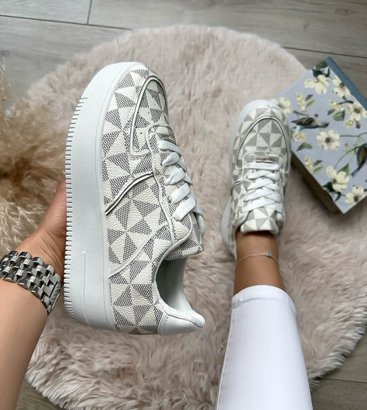 Adidasi dama casual albi YSX142 T3-3