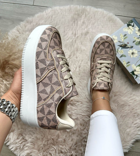 Adidasi dama casual camel YSX142