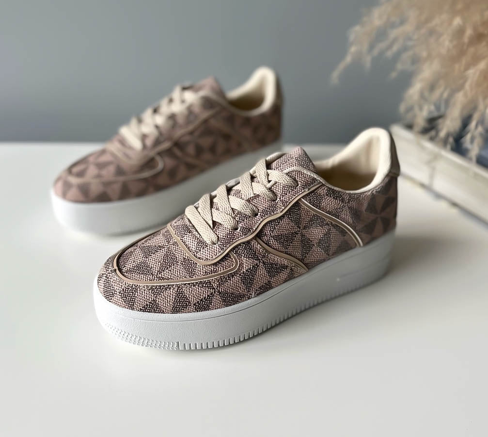 Adidasi dama casual camel YSX142