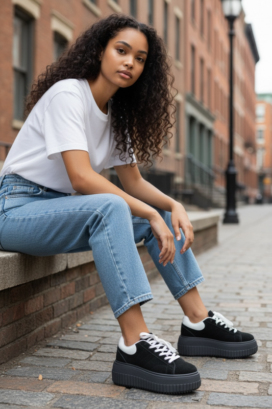 Adidasi dama casual negri ZH12