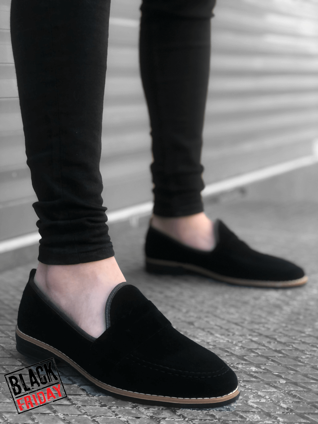Mocasini barbati negri 12215