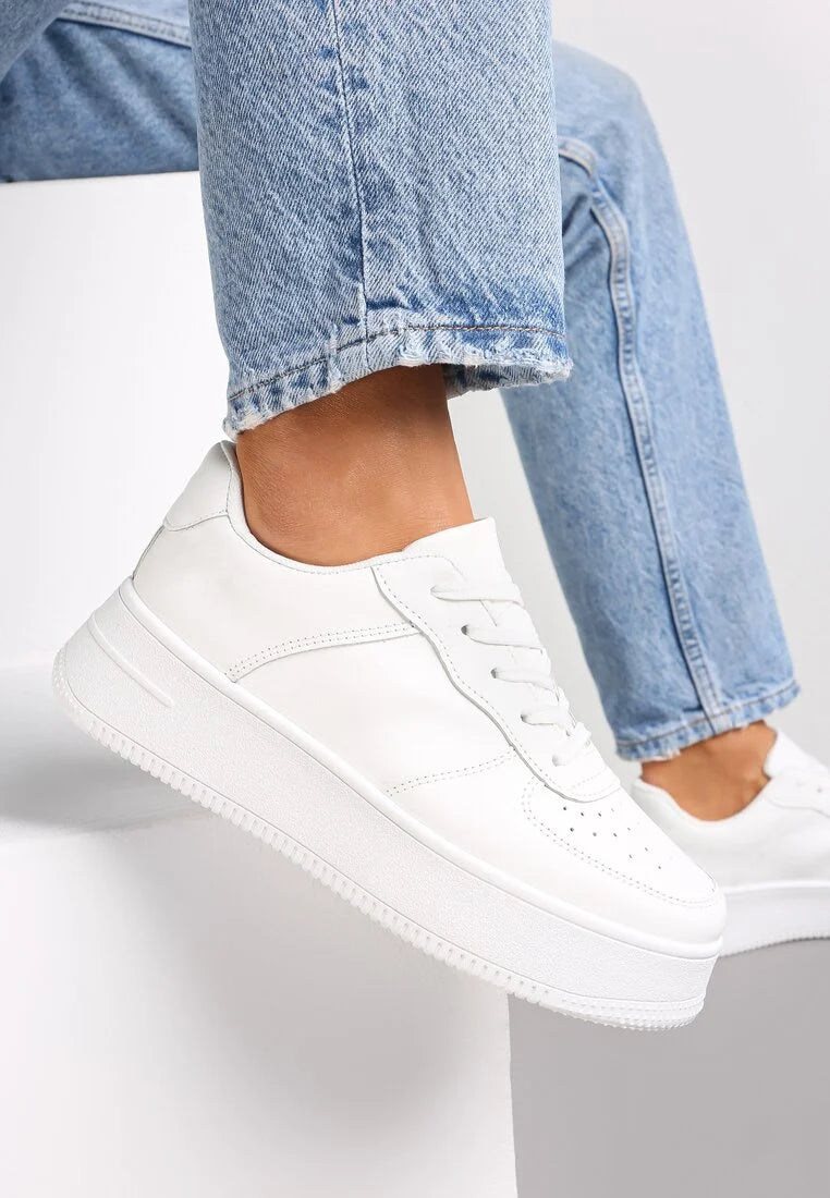 Adidasi dama casual albi 12169