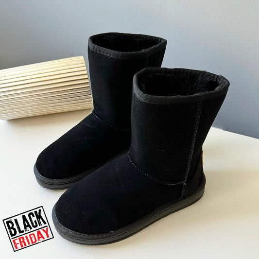 Ghete dama imblanite casual negre 121 T14-3