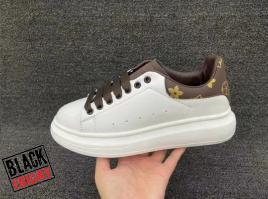 Adidasi barbati alb cu maro 149 25b