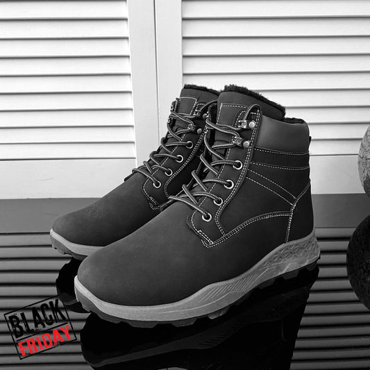 Ghete barbati imblanite negre 1610