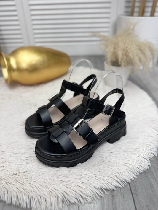Sandale dama negre 523