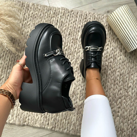 Pantofi casual dama 610, negri, 41-1