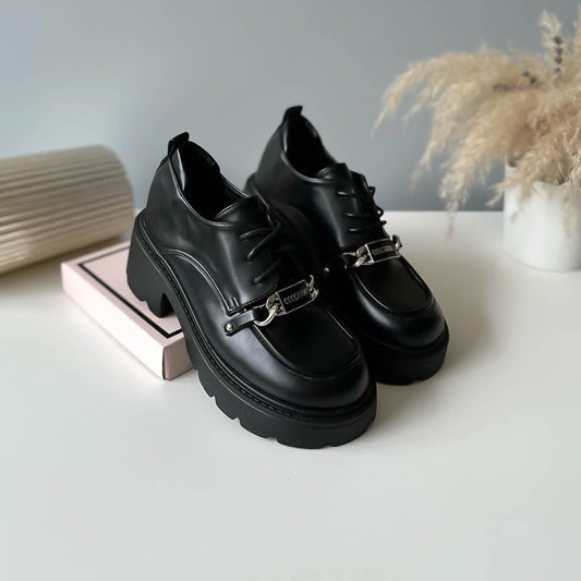 Pantofi casual dama 610, negri, 41-1