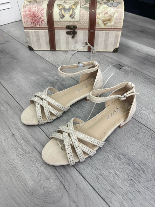 Sandale dama bej 617