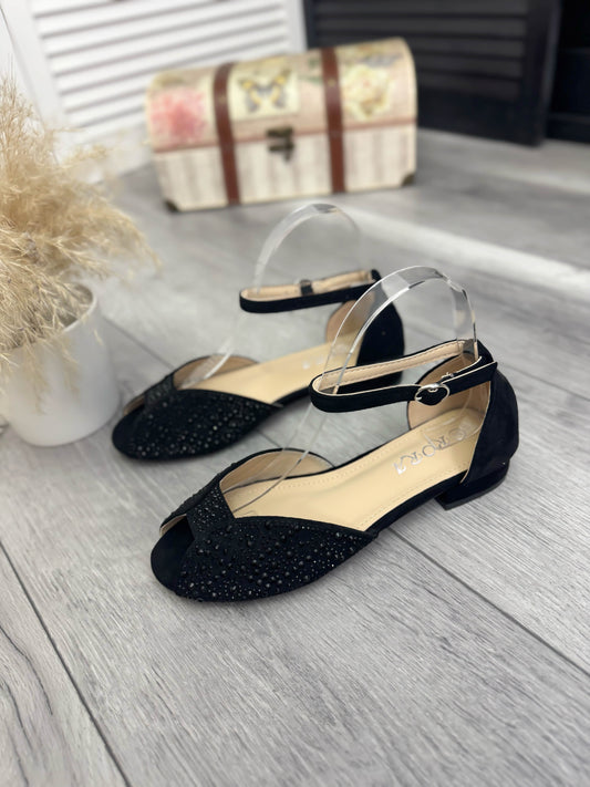 Sandale dama negre 618