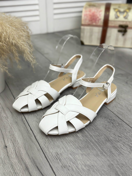 Sandale dama albe 620