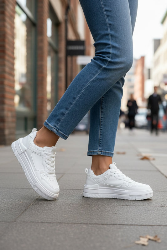 Adidasi dama casual albi 8002