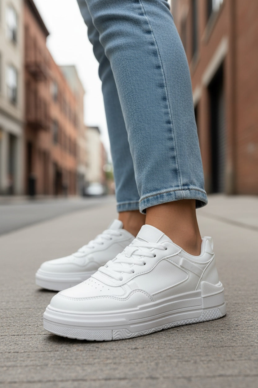 Adidasi dama casual albi 8002