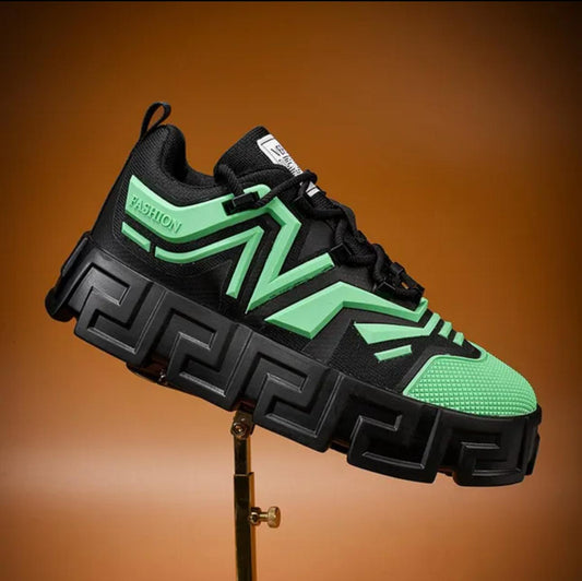 Adidasi barbati VSC negru cu verde 081