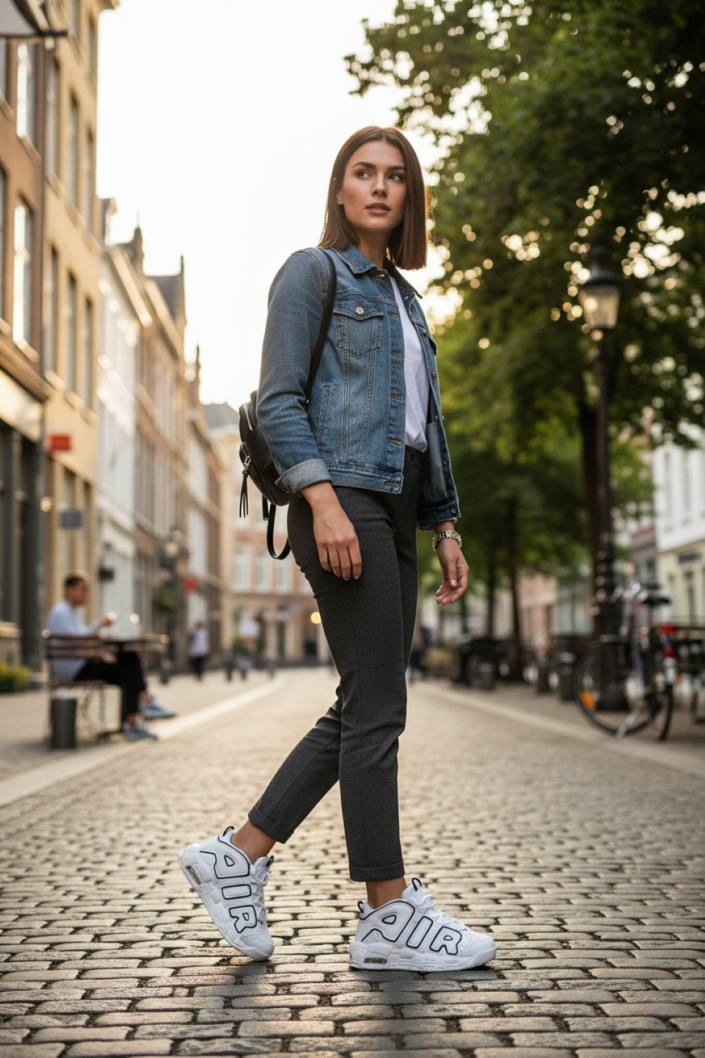 Adidasi dama casual albi , inalti, AIR10