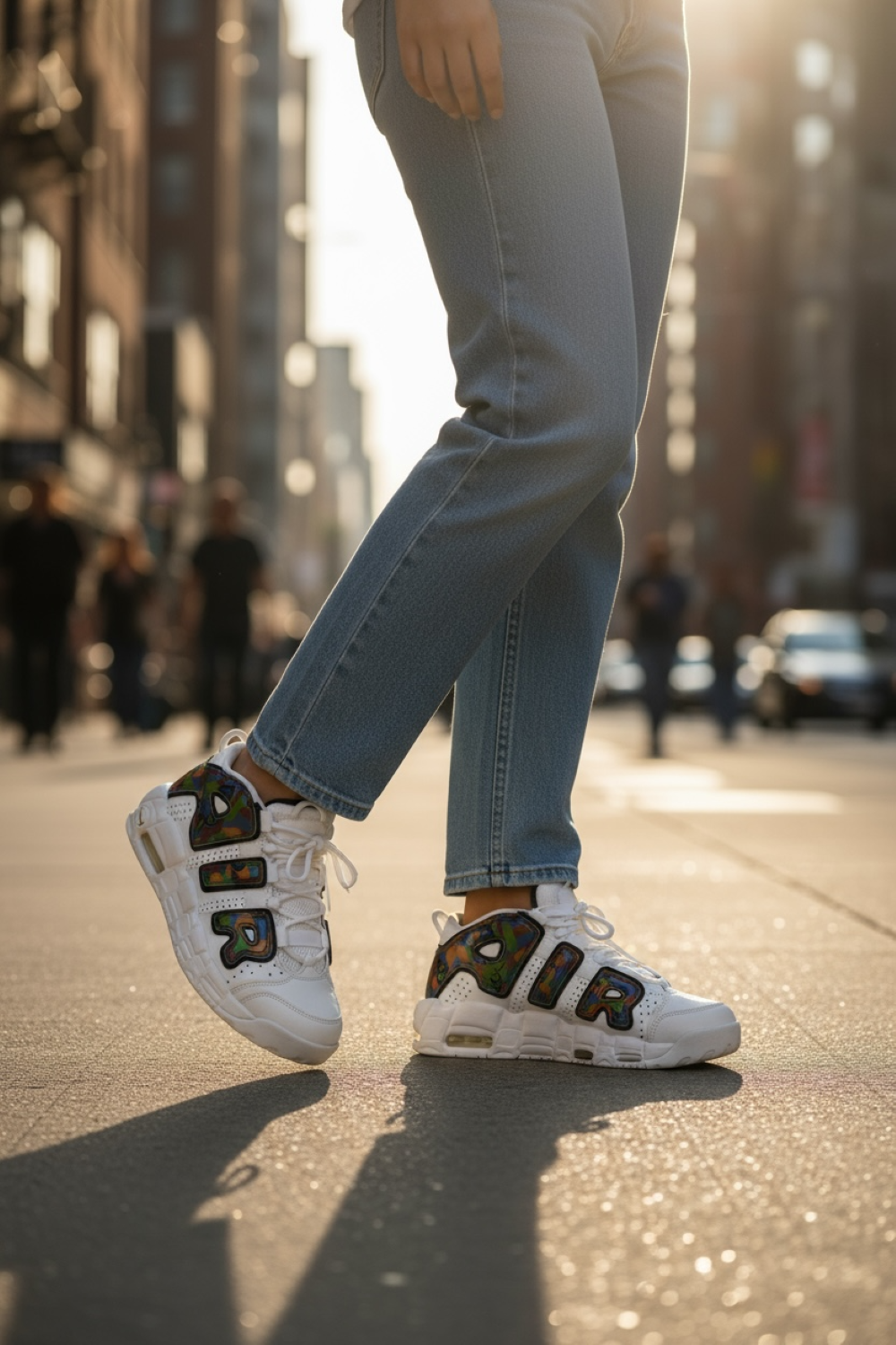 Adidasi dama casual albi , inalti, AIR20