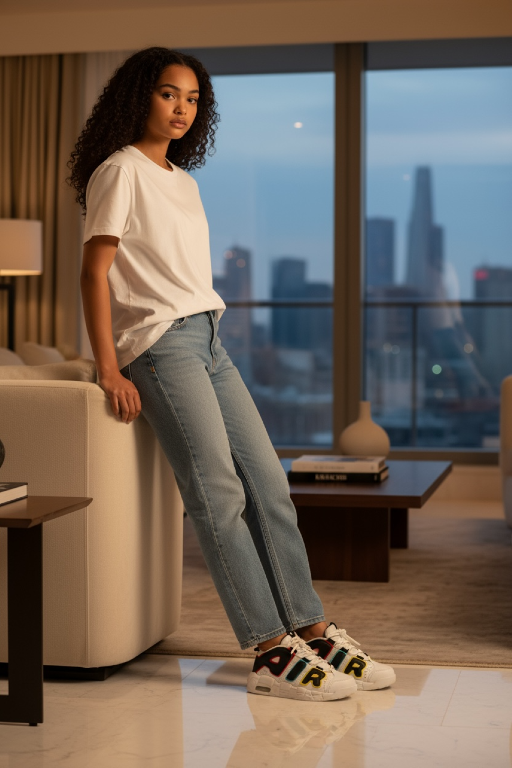 Adidasi dama casual albi , inalti, AIR30