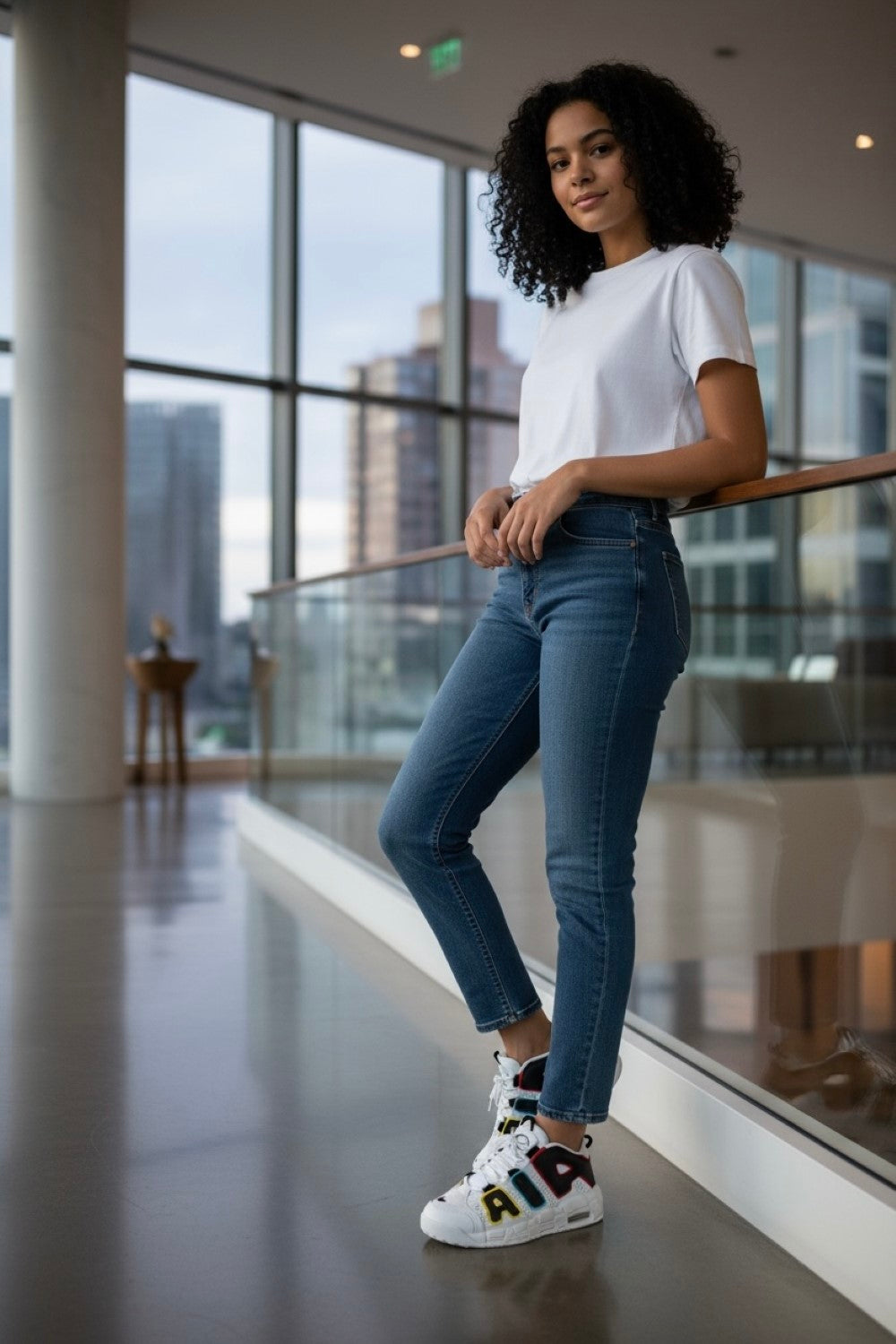 Adidasi dama casual albi , inalti, AIR30