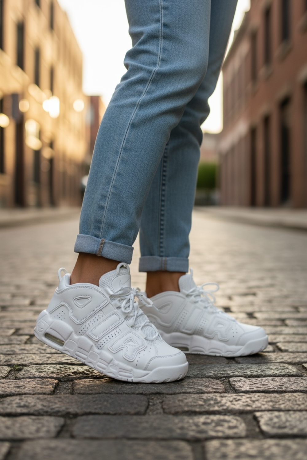 Adidasi dama casual albi , inalti, AIR50