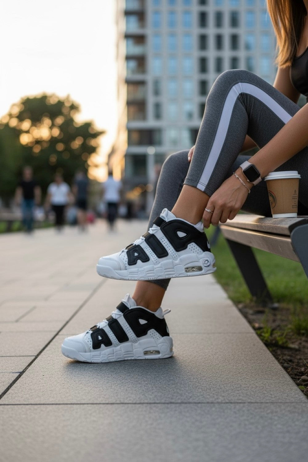 Adidasi dama casual albi , inalti, AIR60