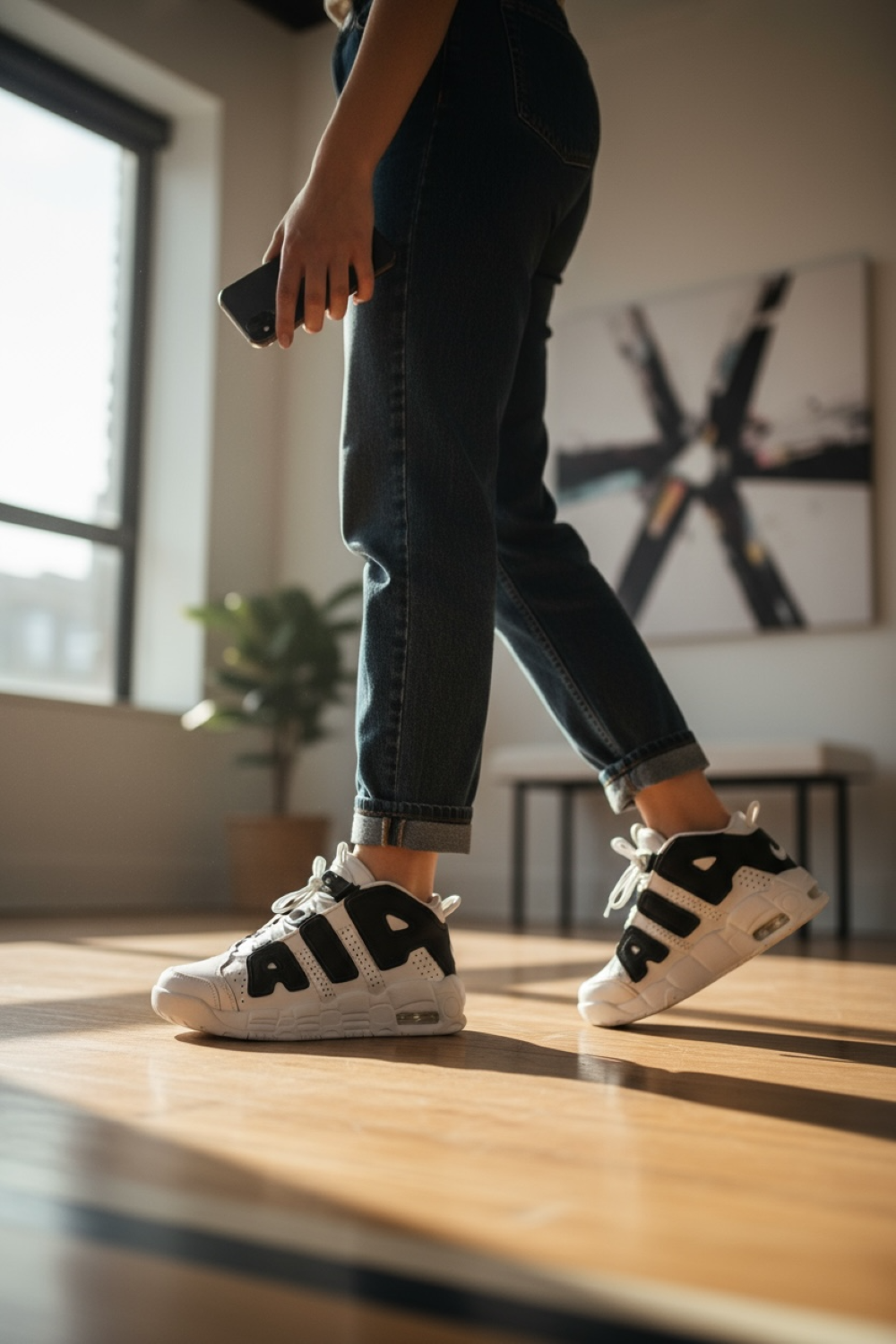 Adidasi dama casual albi , inalti, AIR60