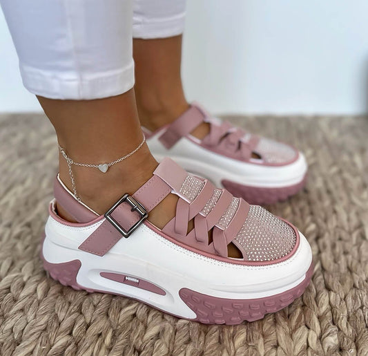 Sandale dama casual roz CL2409 A5-2 N10-4