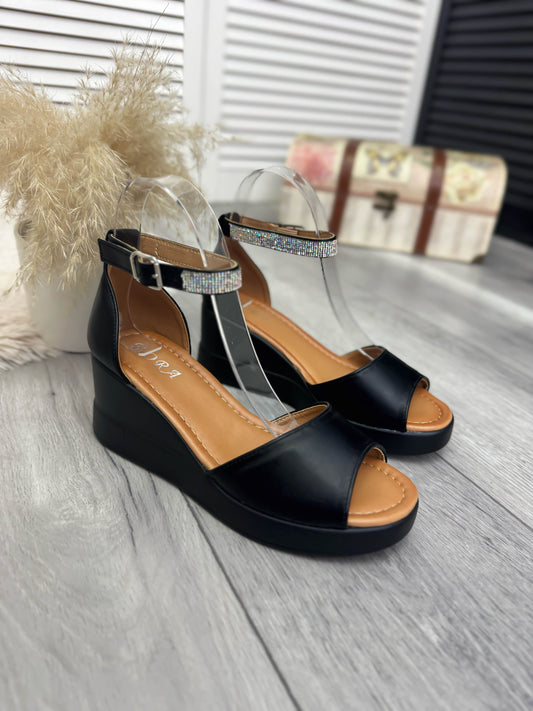 Sandale dama negre GH130