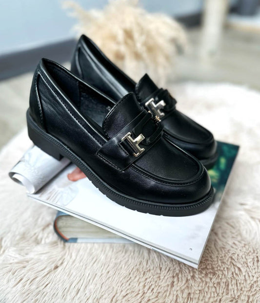 Mocasini eleganti dama, GN607, negri T55-3