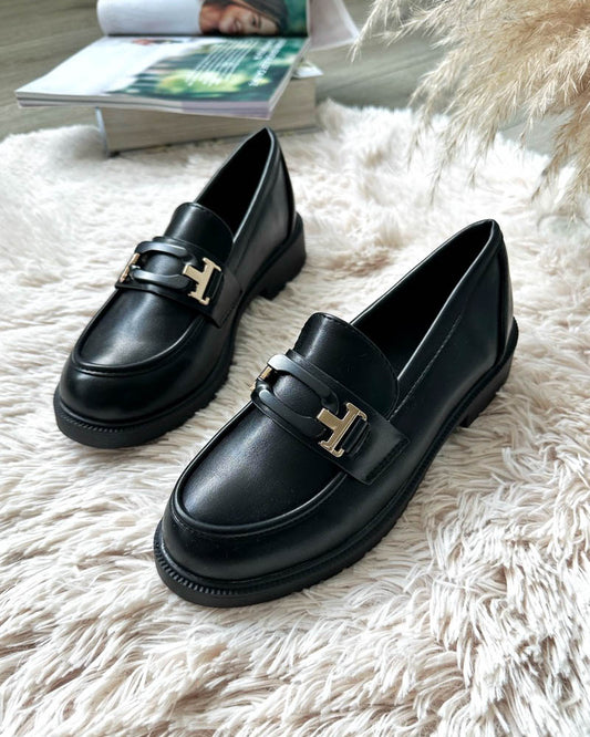 Mocasini eleganti dama, GN607, negri T55-3