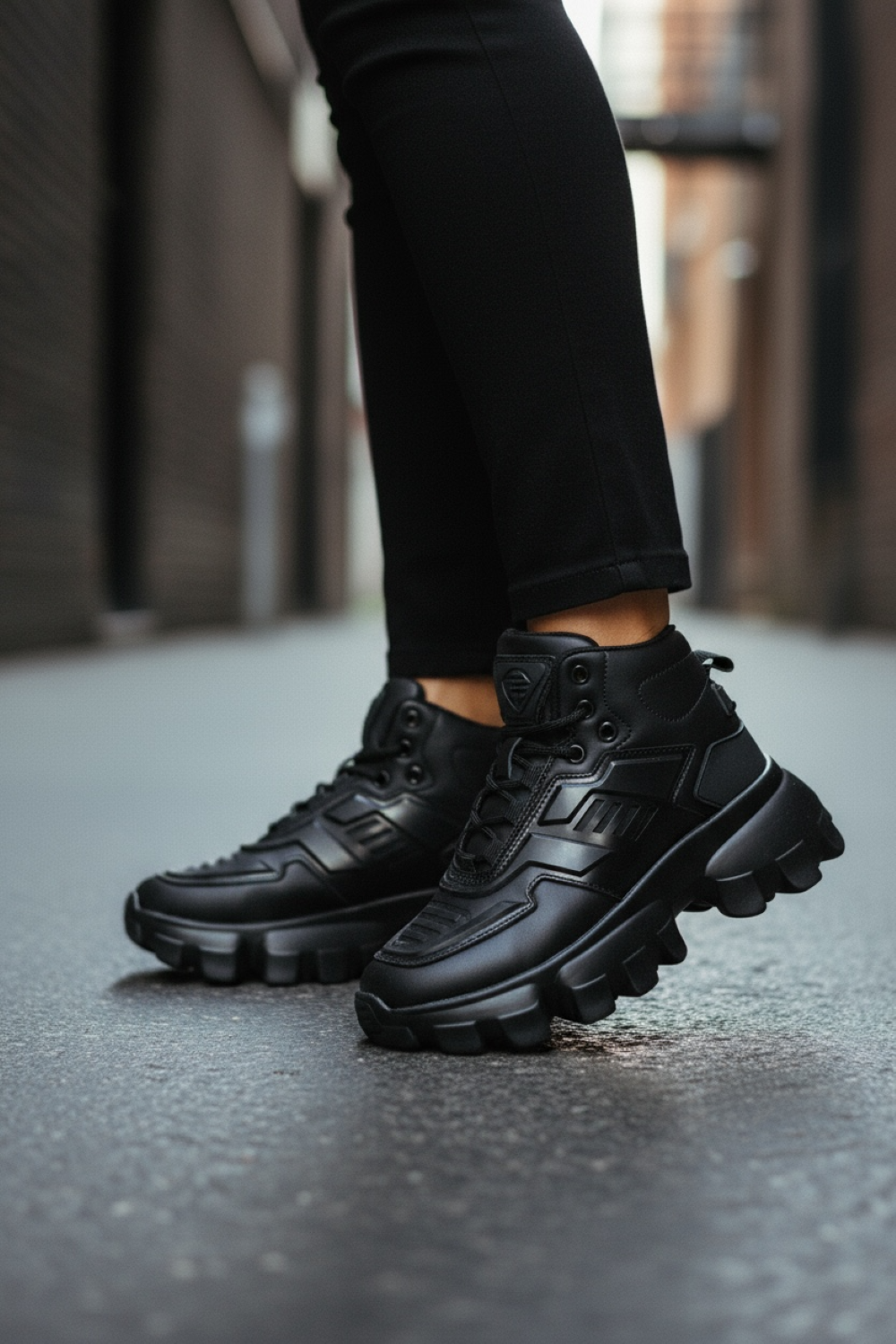 Adidasi dama casual negri , inalti, H50