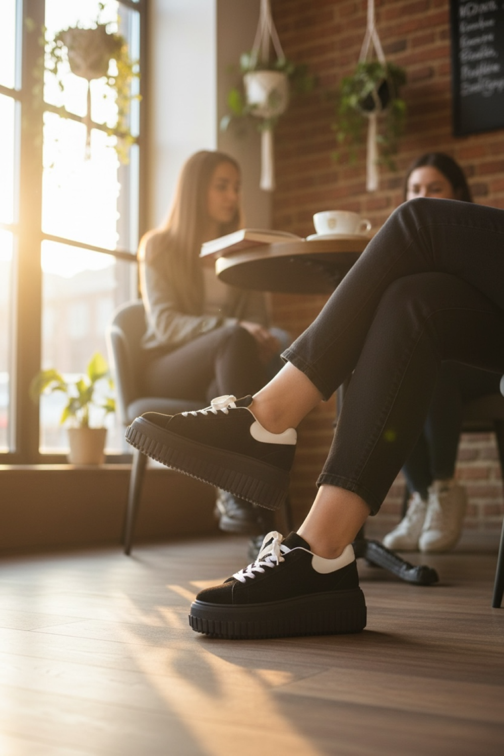 Adidasi dama casual negri ZH12