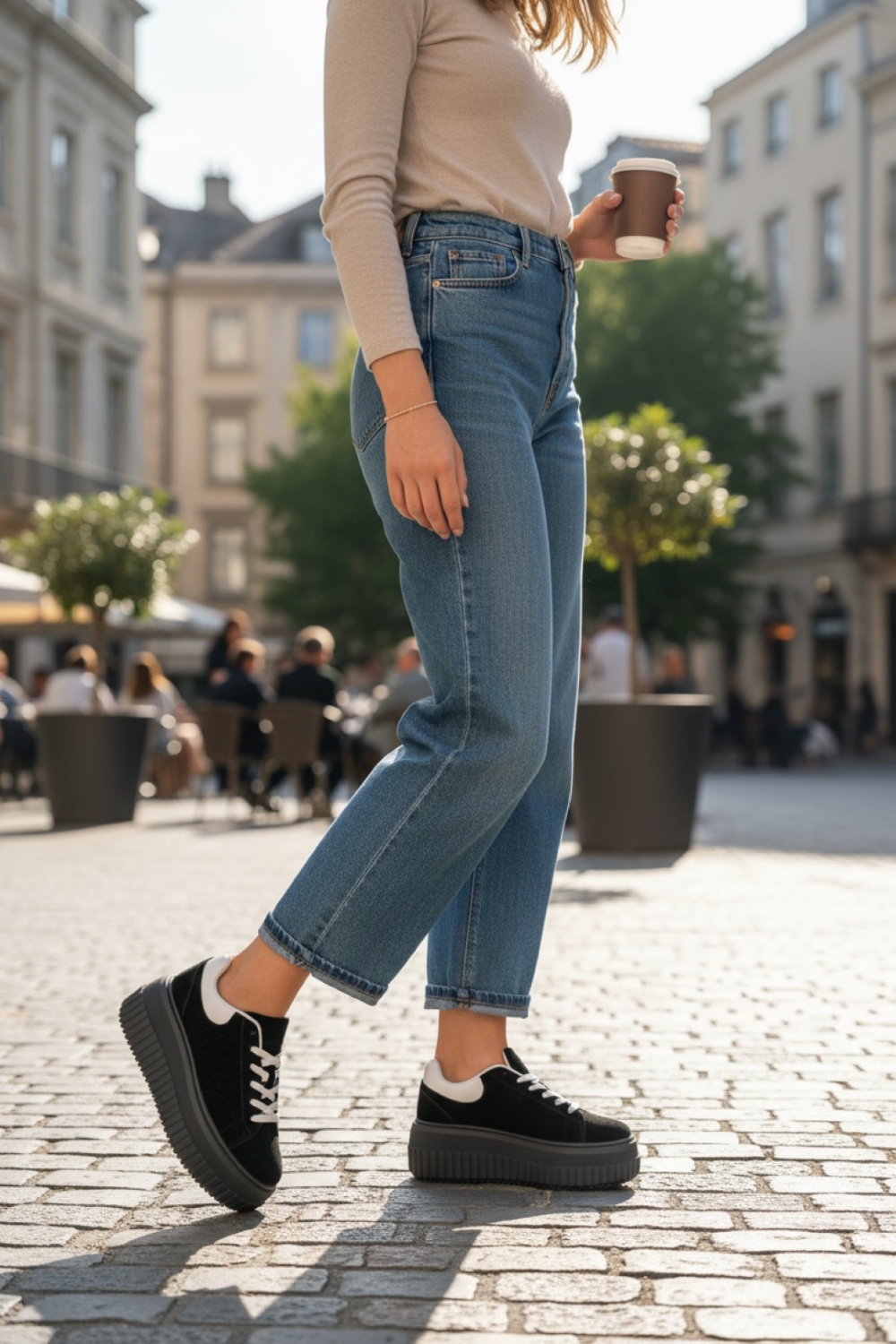 Adidasi dama casual negri ZH12