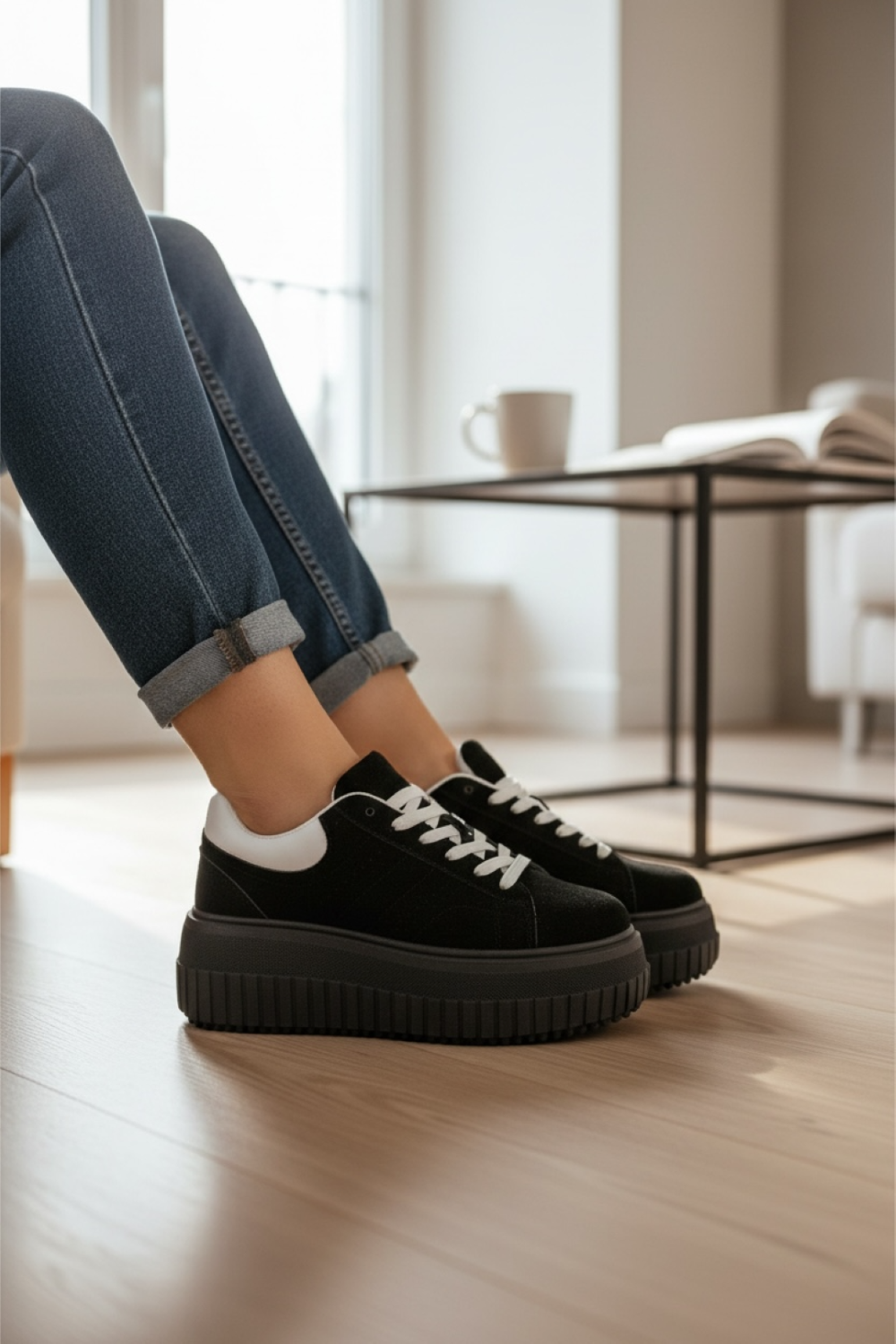 Adidasi dama casual negri ZH12