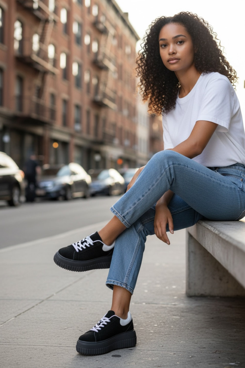 Adidasi dama casual negri ZH12