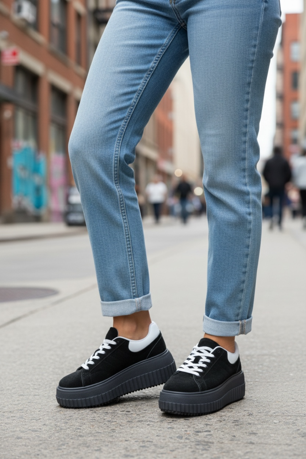 Adidasi dama casual negri ZH12