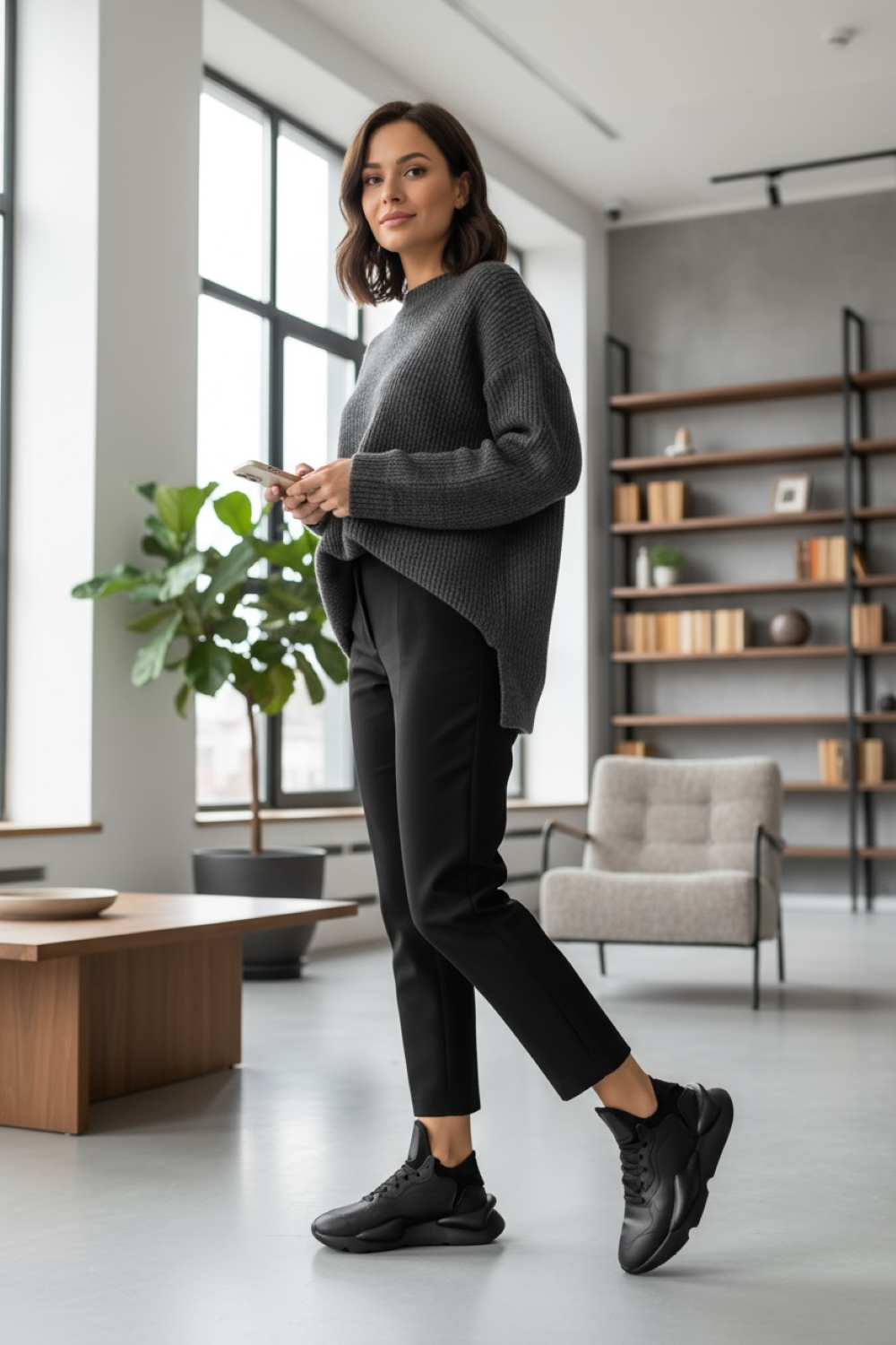 Adidasi dama casual, inalti, negri H9