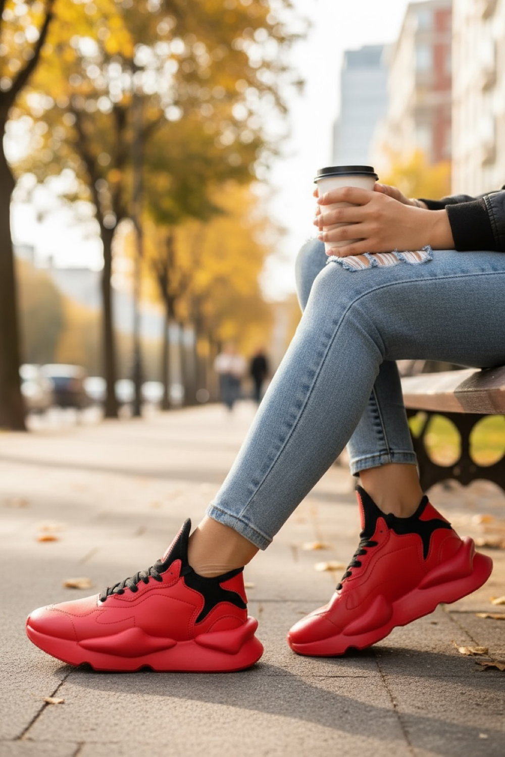 Adidasi dama casual, inalti, rosi H9