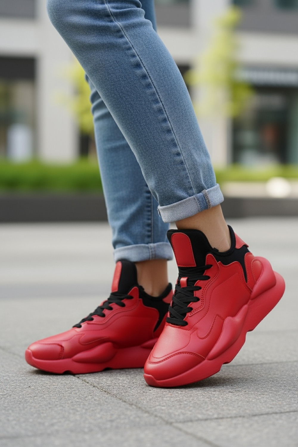 Adidasi dama casual, inalti, rosi H9